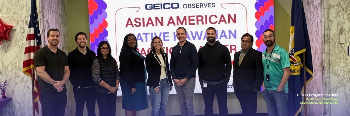 Learning with program leaders at GEICO